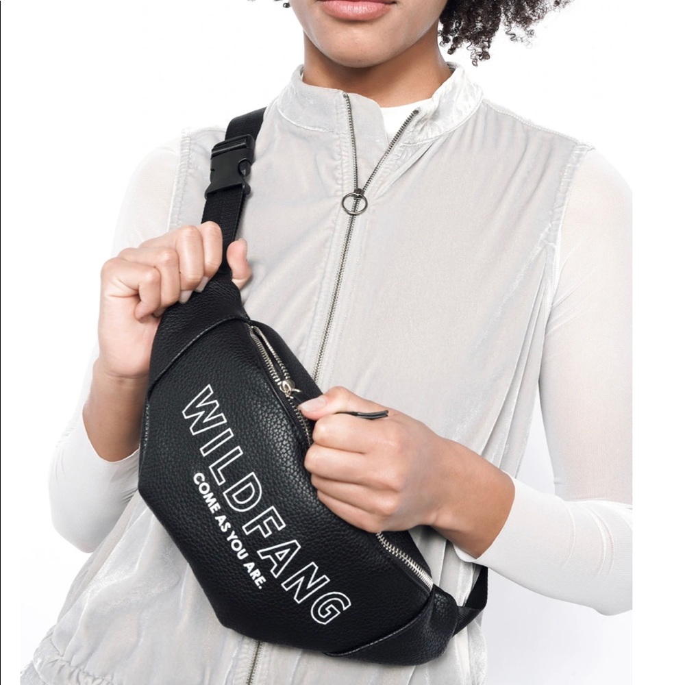 WILDFANG Come As You Are Satchel Brand New, Black